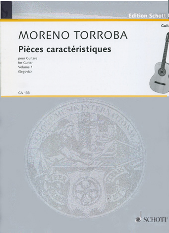 MORENO T. Federico (1891-1982 Espa�a)<br><br>Piezas caracter�sticas Vol. 1